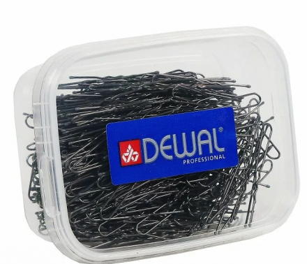 Шпильки DEWAL серебристые, прямые 70 мм, 200гр, в коробке